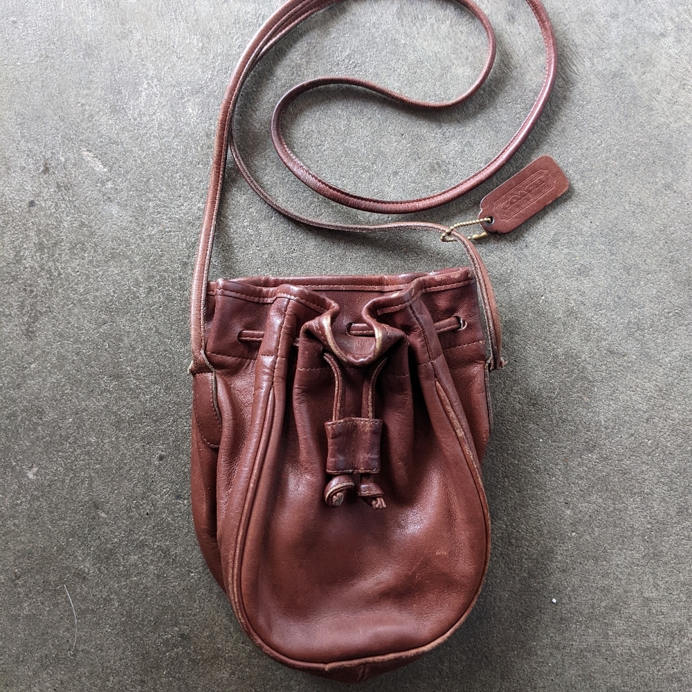 Vintage Coach Marble Bag №4031 in Cocoa